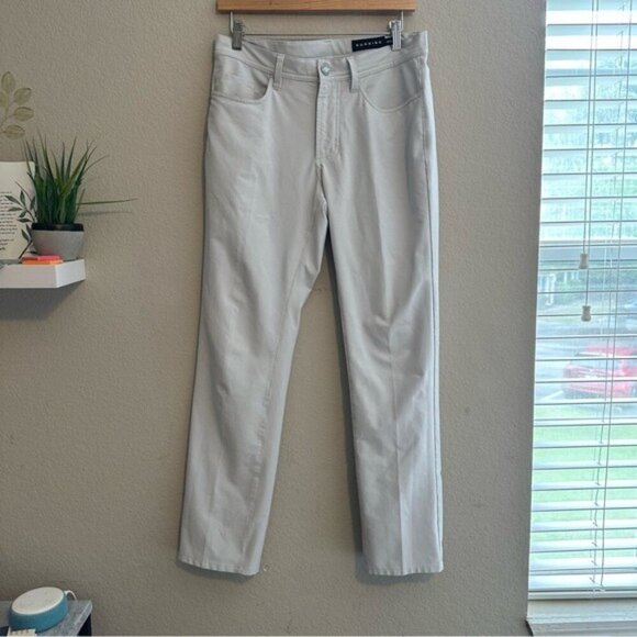 Dunning Golf Pants Gray Flat Loose Dry Fitting Performance Mens Size 30 x 30 - Picture 2 of 10